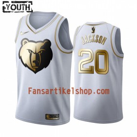 NBA Memphis Grizzlies Trikot Josh Jackson 20 Nike 2019-2020 Weiß Golden Edition Swingman - Kinder